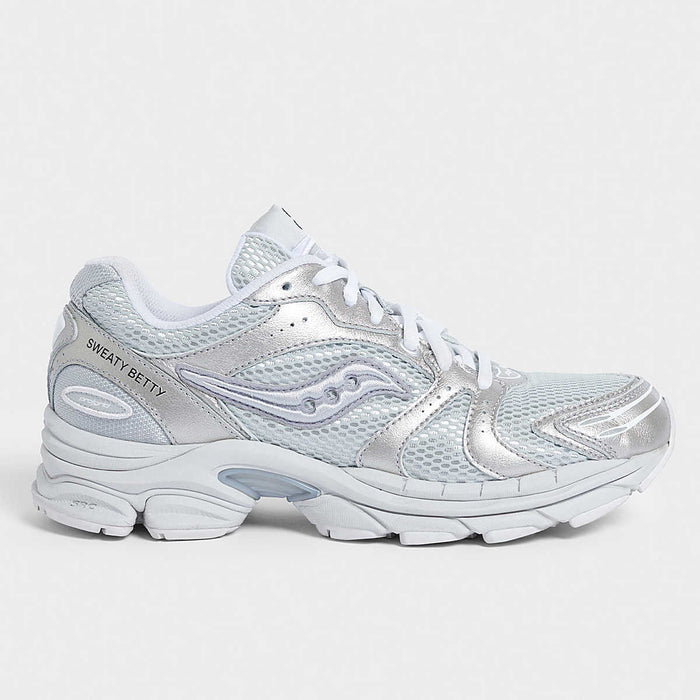 Sweaty Betty X Saucony ProGrid Triumph 4 Silver | Blanc